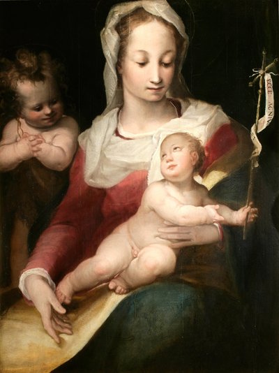 Madonna with Child and Young Saint John by Alessandro Casolani